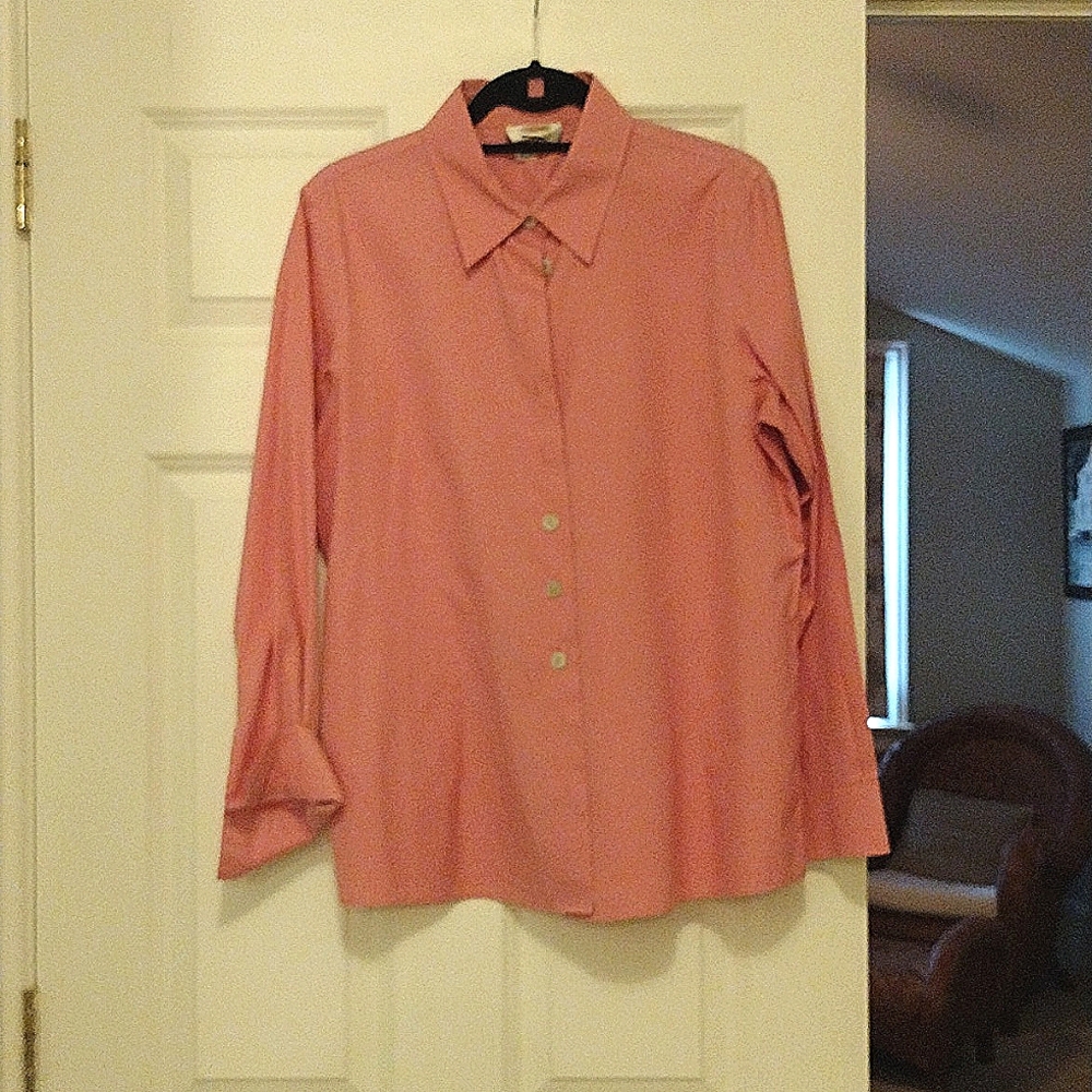 Pink Talbots button down